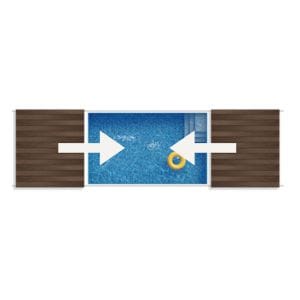 2 segments - shifting apart